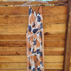 Tropical flower jumpsuit